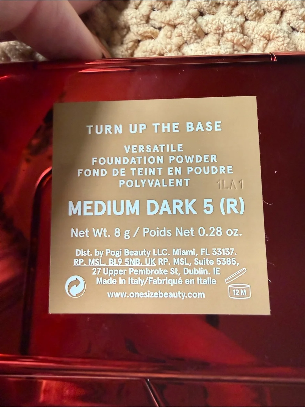 ONE/SIZE Turn Up The Base Versatile Foundation Powder - medium dark 5